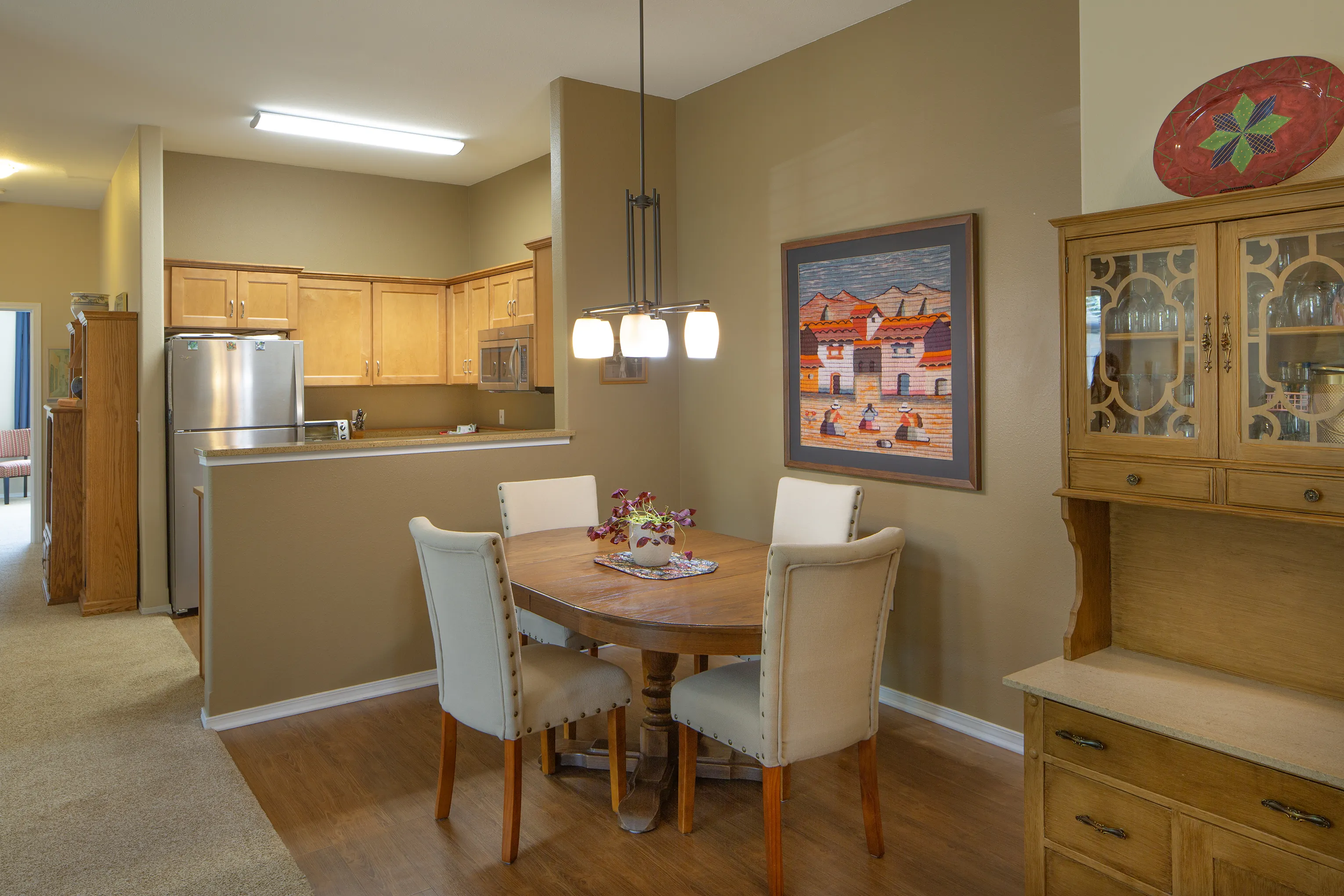 Apartment Home Dining Room and Kitchen